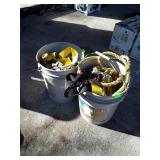 Climbers Safety Harness, straps, rope, etc, 2