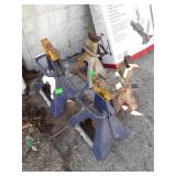 Two Sets of Safety Jack Stands, one is 4 ton