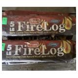 Five Fire Place Burning Logs
