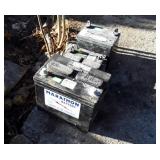 4 Batteries, Automotive and Mower types, unsure