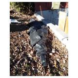 Black Poly Plastic Cover, partial roll size but a