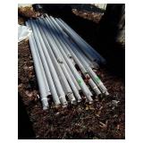 Carport Canopy have pipe Frame and one white poly