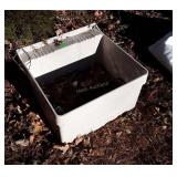 Utility Room Sink, dirty from outside Storage but