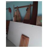 Misc Wood Lumber Lot, Stored inside