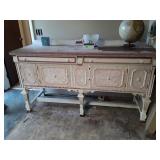 Painted Buffet Server, 6ft long, Empire styling,