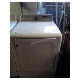 Samsung Electric Clothes Dryer, plugged up in
