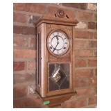 Westminster Chine Modern Oak case Wall Clock. NO