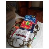 Selection of Board Games and Table top cloth