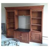 Wall unit Entertainment Cabinet, comes apart in