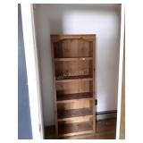 Wall unit Curio or Bookcase Shelf, 30" wide,