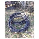 PVC Black Water Line Pipe, 1" dia. 2 coils appear