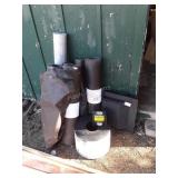 Roofing Materials lot. Several rolls of Asphalt
