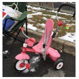 Radio Flyer Tricycle with Parents Push Handle
