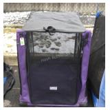 Collapsible Pet Cage, canvas and mesh made,