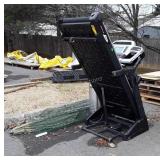Scrap Metal lot includes Treadmill, Shelving