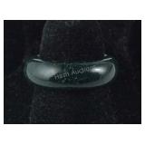 Size 6 moss agate 13.5ct band ring