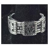 Size 11 stainless steel cross ring