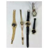 Five wrist watches