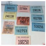 Maryland hunting licenses, 1980