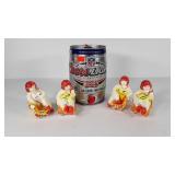 Coors Light Super Bowl XLI mini keg and four red