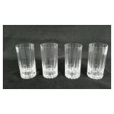 Four Williams-Sonoma Hungarian lead free crystal