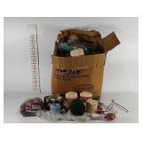 Sewing/knitting supplies, thread, yarn, pin,