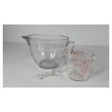 Kitchenwares,  Corning coffee rod, Pyrex 2 cup