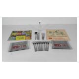 Advertising group, airline flatware, Moose trays,