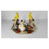 Animal figurines and statues