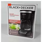 Black&Decker 12 cup coffee maker, new in box