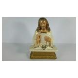 Plaster Jesus shrine, 16" tall, chips as shown
