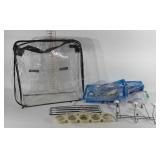 Closet organizer group, hangers, vacuum seal