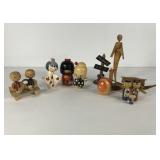 Kokeshi doll collection and other Asian style