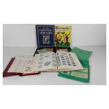 Stamp collection, several albums and pamphlets,