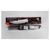 Kentucky Cutlery hunting knife with sheath, 7"