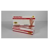 200 Workpro powder free disposable gloves, size