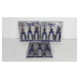 Three Camco Tools three piece plier sets, new in