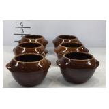 Six Heinz made by McCoy pottery bowls