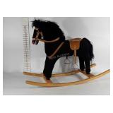 Plush rocking horse