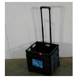 Staples rolling crate