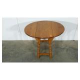 Small drop leaf accent table, 22" tall, 26" wide