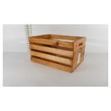 Wooden crate, 18" × 12" × 10"