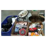 Skid lot: includes birthday candles, irons, plush