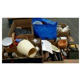 Skid lot: includes decor, dolls, wax burner,