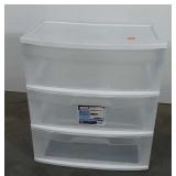 Sterlite 3 Drawer Organizer