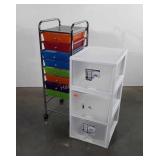 Two Crafting Organizers, Sterlite 3 Drawers