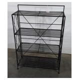 Folding Metal Shelf, 28x40" high