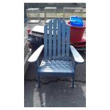 Folding Outdoor Chair, blue color, trex type