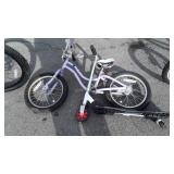 2pc Lot, Razor Scooter and kids Bike parts as the