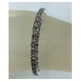.40 CTW Genuine Diamond Tennis Bracelet, 14.6